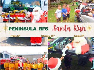 Peninsula-rural-fire-service-santa-run
