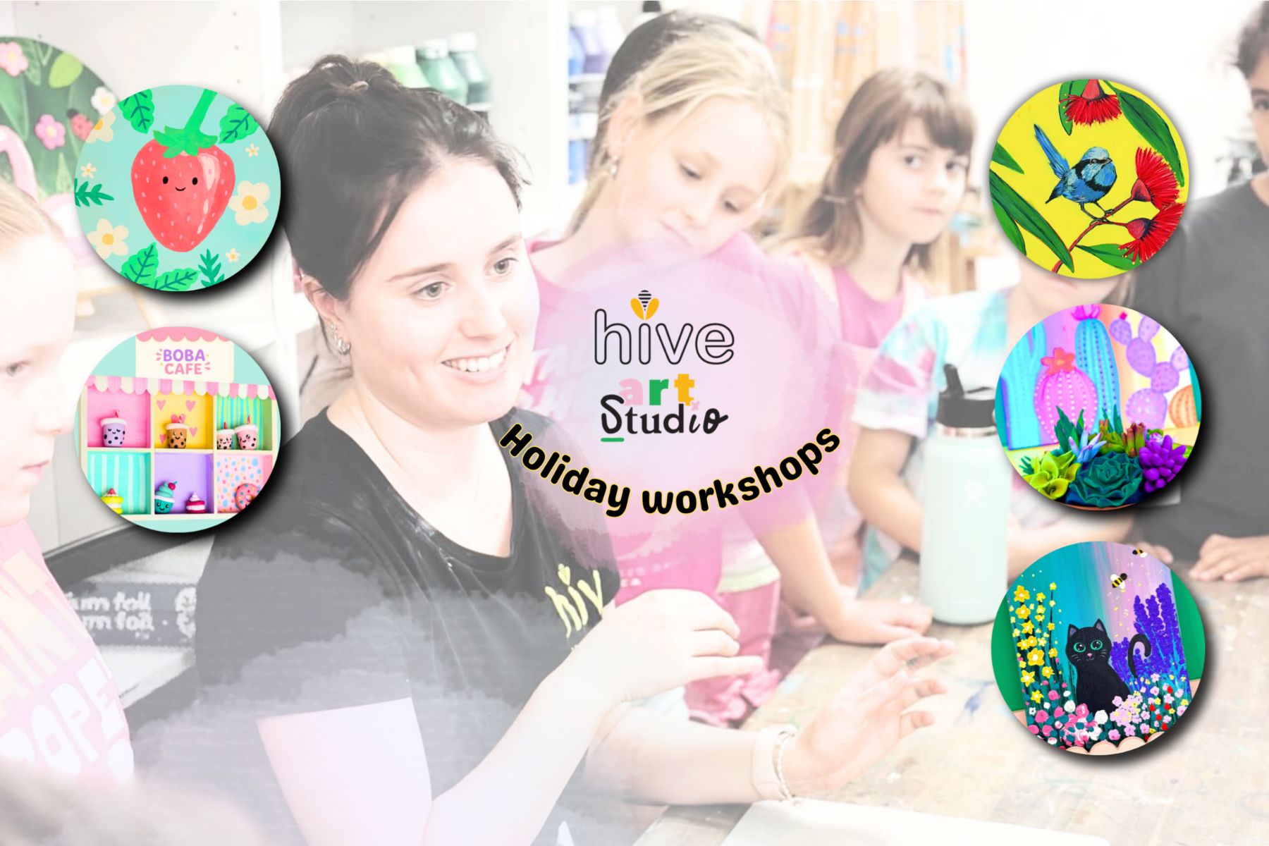 Hive Holiday Art workshop week 1 winter 2026